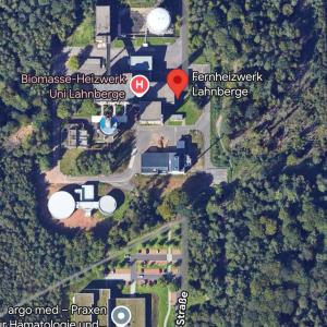 Auf den Lahnbergen am Fernheizkraftwerk